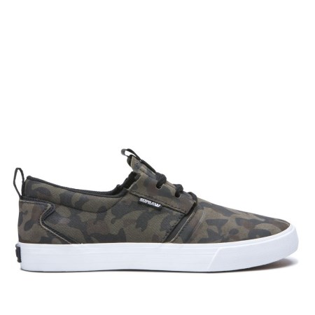 Supra Flow Mens Low Tops Shoes Camo UK 70KDV